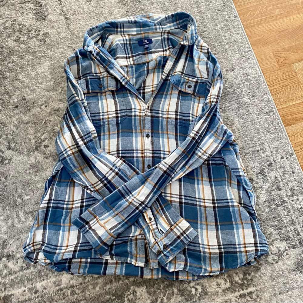 George Button Down Flannel